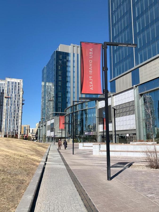 Квартира С Видом На Abu Dhabi Plaza Astaná Exterior foto