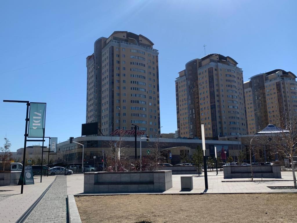 Квартира С Видом На Abu Dhabi Plaza Astaná Exterior foto
